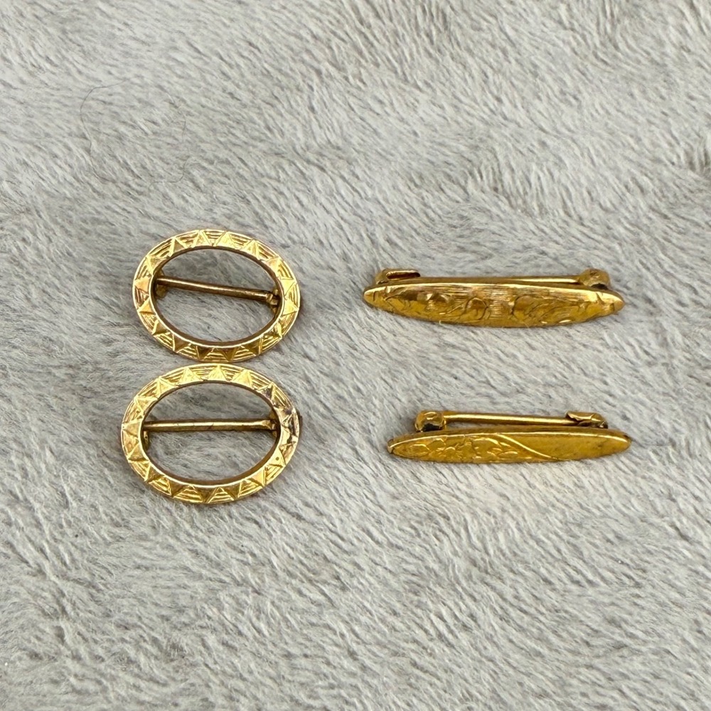 Vintage Gold Filled Brooch Lot